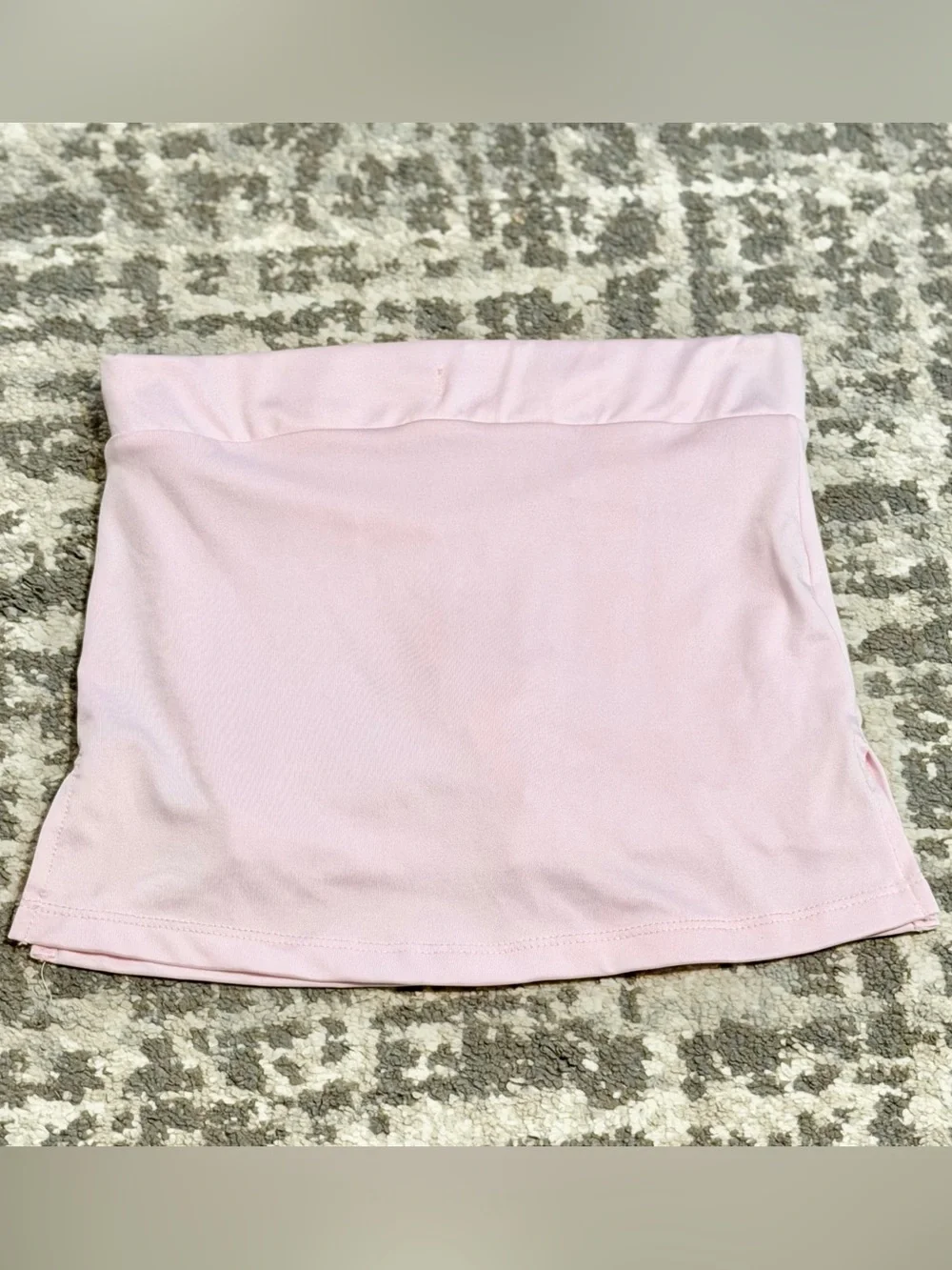 Nike - Little Girls Light Pink Athletic Skort with White Swoosh, Size - 4 (XS)